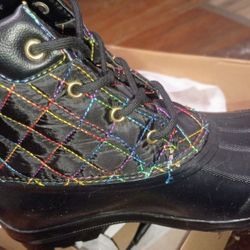 Sperry Kids' Port Boots in  Black 