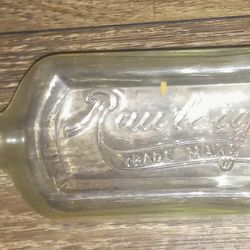 Vintage Rawleigh's Clear Glass Bottle