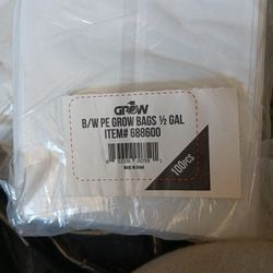 B/W 1/2 Gallon Grow Bags