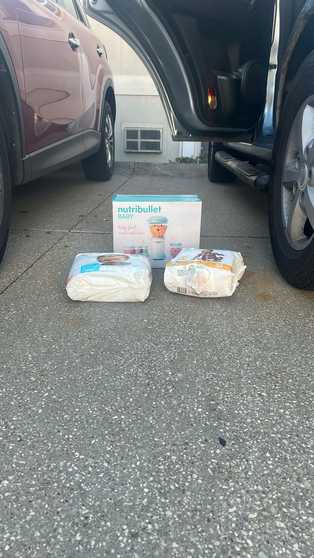 Baby Nutribullet And Size 3 Widget Diapers