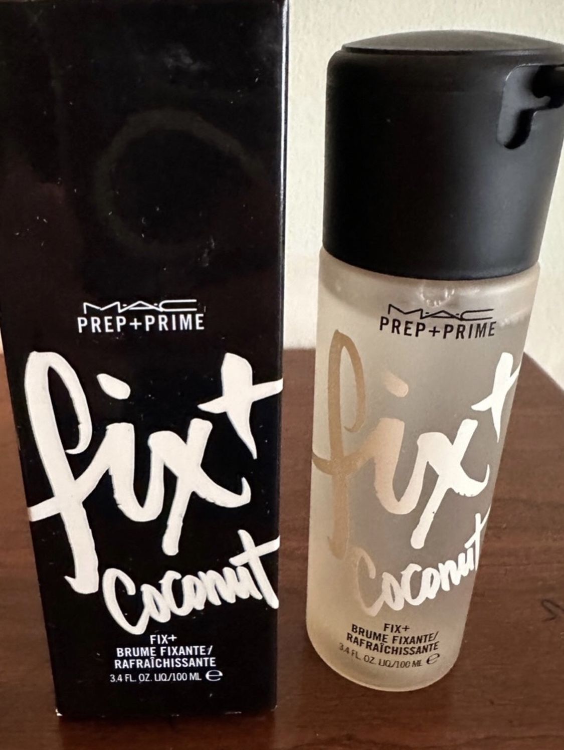 MAC Prep + Prime Fix+ Coconut Spray, 3.4 fl oz/100ml new