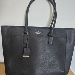 Kate Spade Saffiano Black Leather 