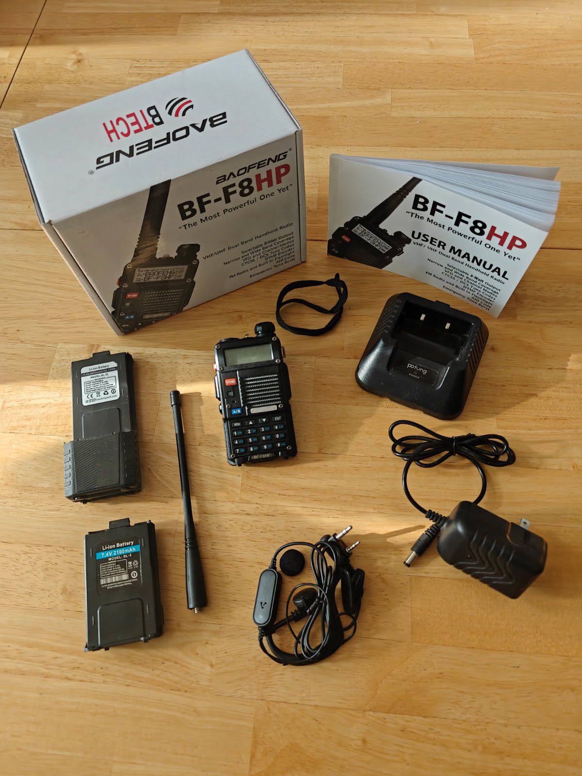 Baofeng BF-F8+ Two Way Radio Receiver - Black