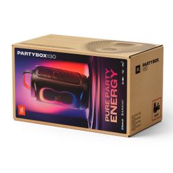 JBL Party Box 130 Portable Bluetooth Party Speaker Black