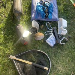 Boat Parts/safety Gear /prop/vhf 