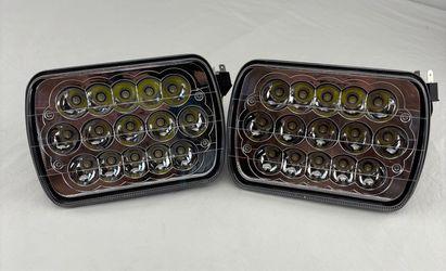 7x6 LED Headlights 5x7 Rectangle H6054 Beam for Jeep Truck Chevy 2-Pack For Sale $20.00 NEW
