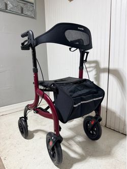 Adult rollator walker