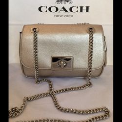 New Condition Cassidy By Coach Chain X-Body Bag