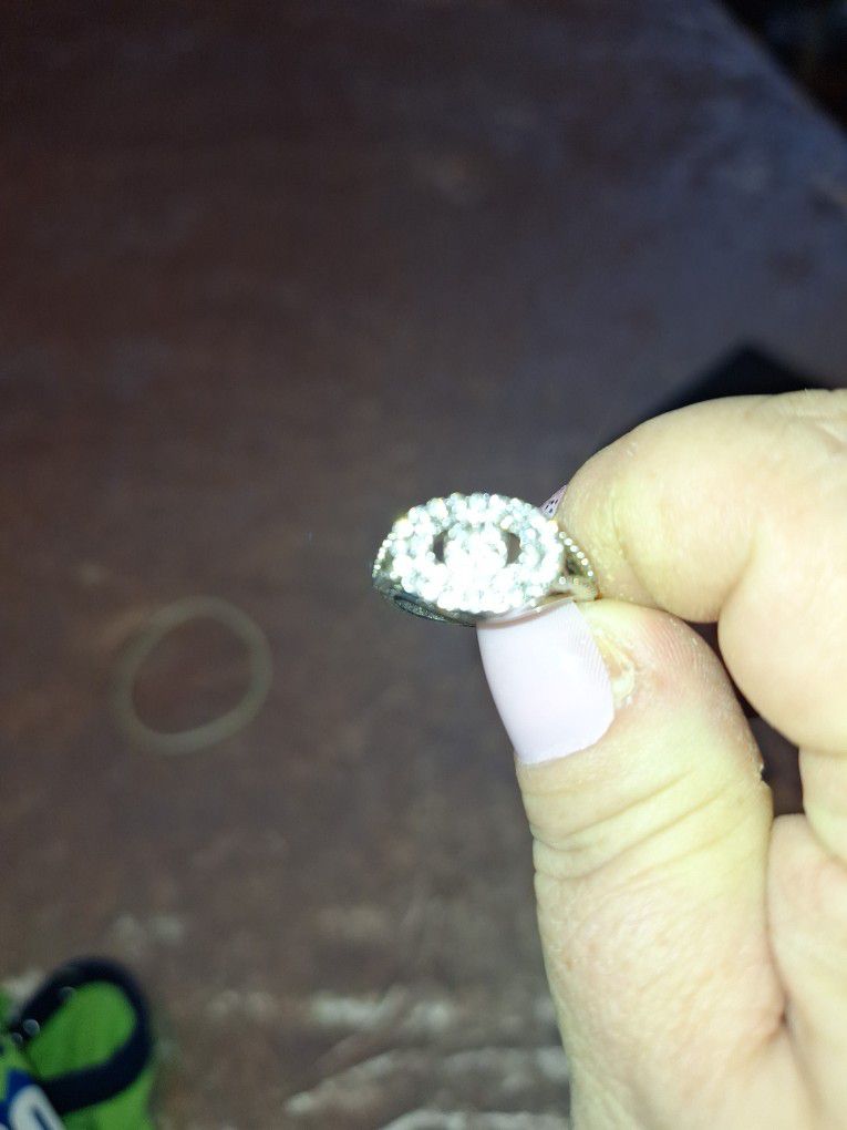 Sterling Silver Engagement ring