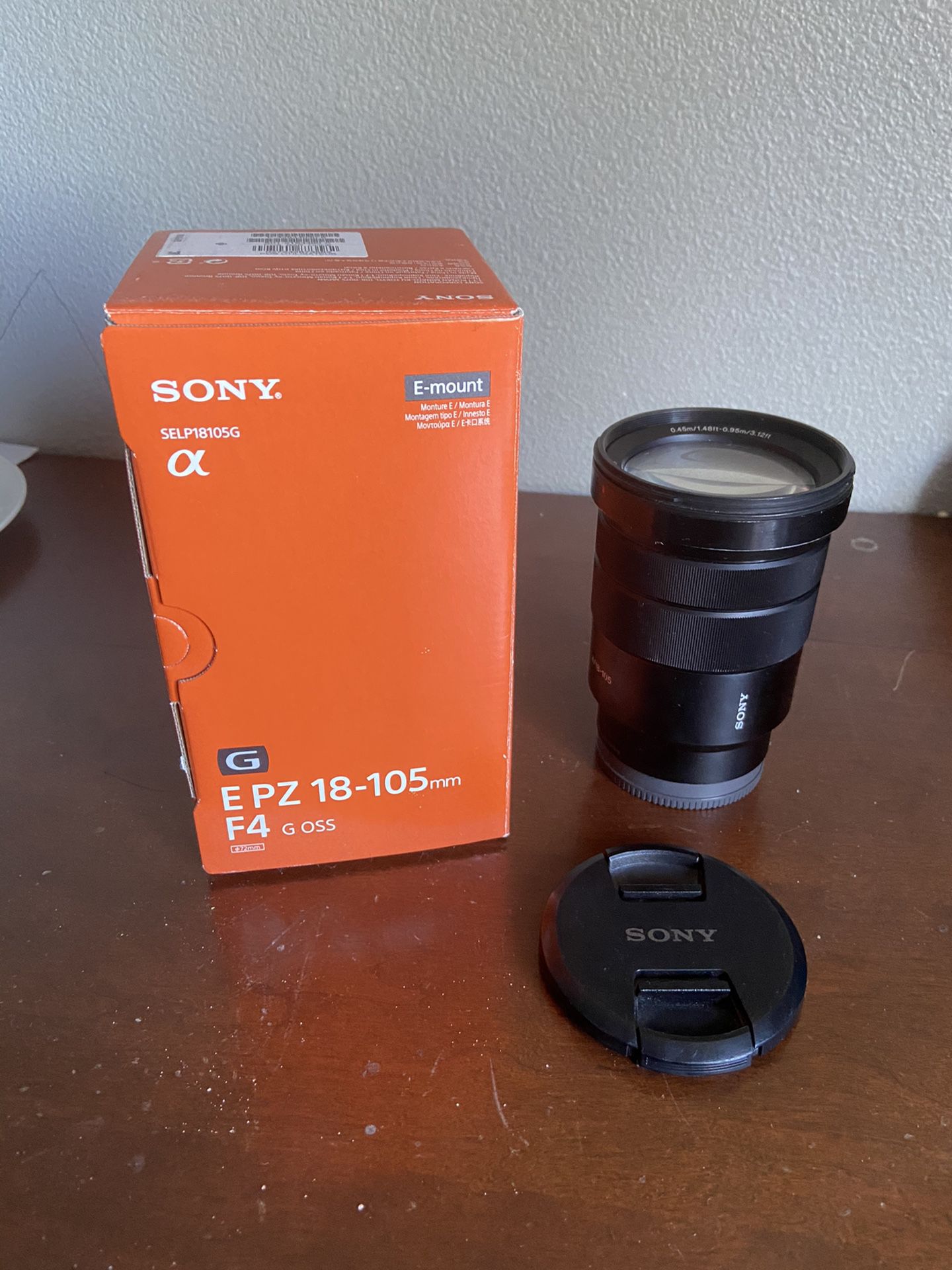Sony 18-105 g lens