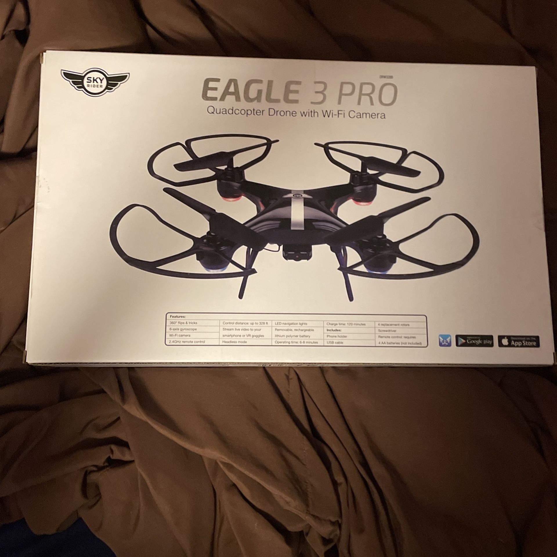 Sky Rider Eagle 3 Pro Quadcopter Drone with Wi-Fi Camera