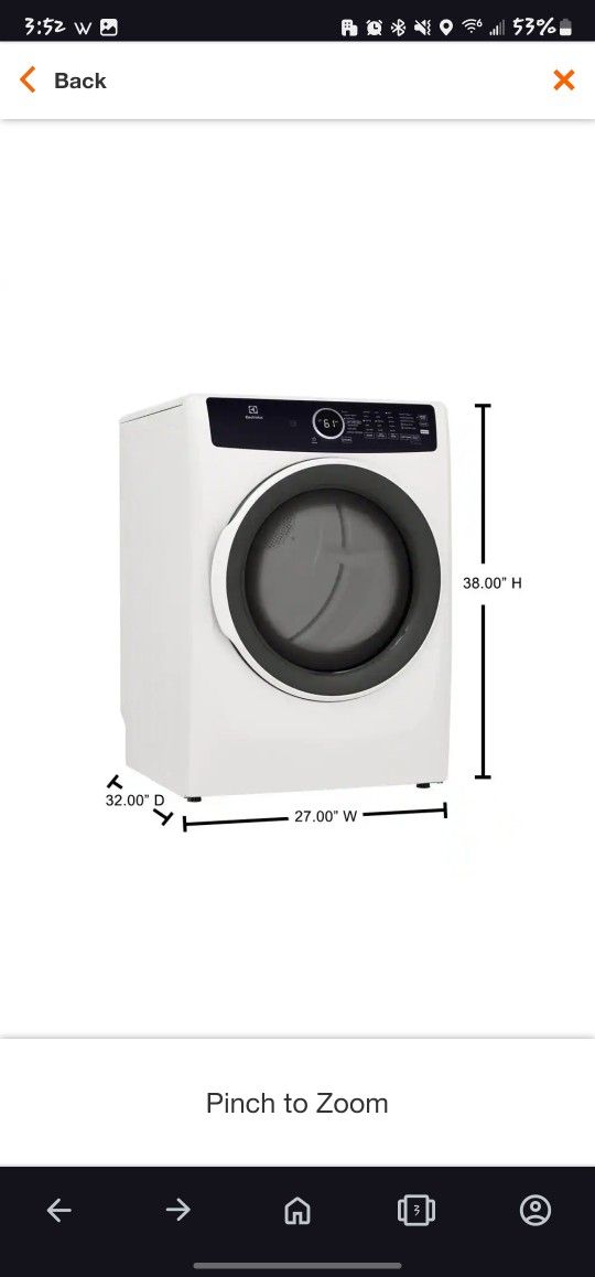 Electrolux Dryer