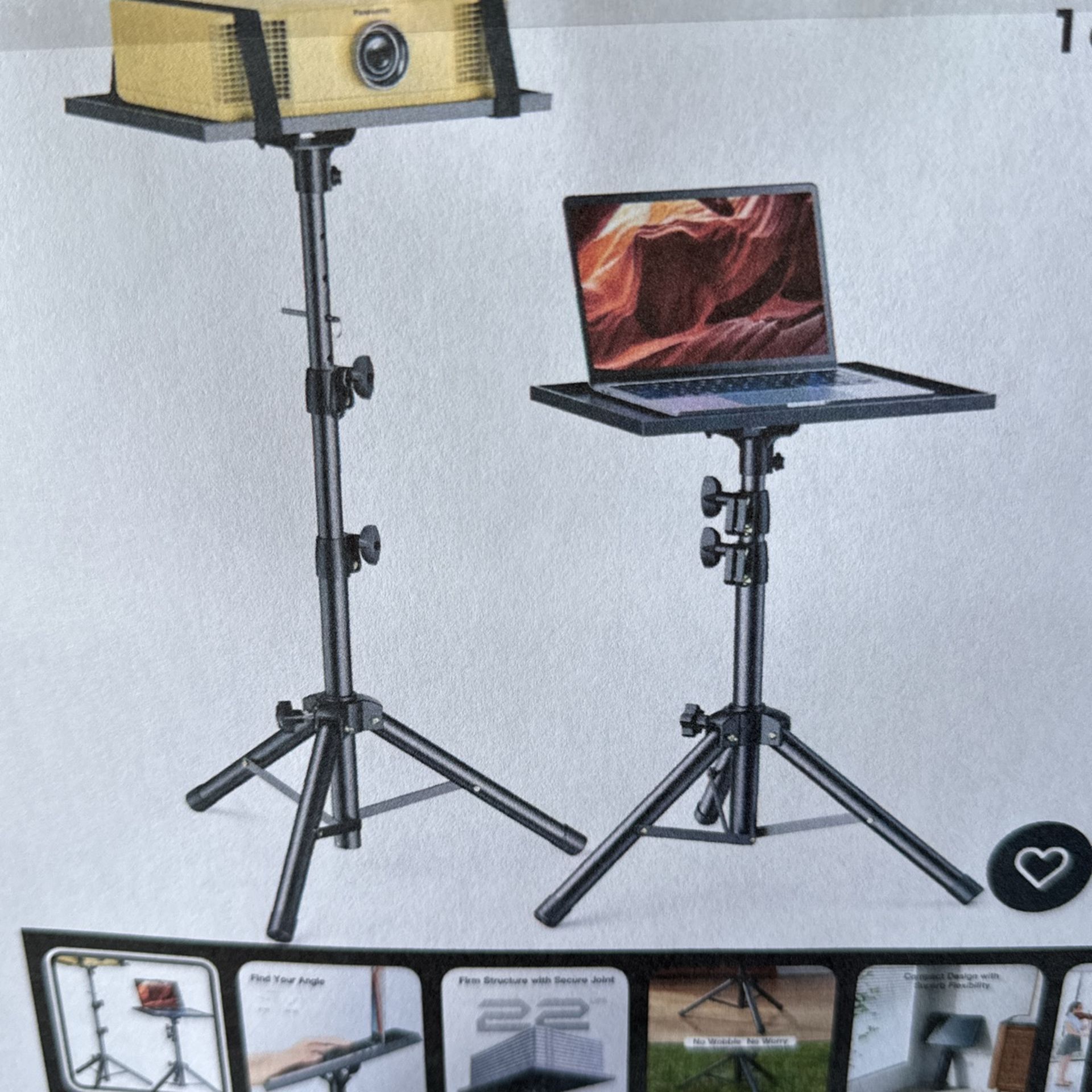 Tripod Stand for 26in to 51in, FoldTripod