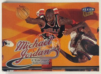 MICHAEL JORDAN 1(contact info removed) FLEER ULTRA #85 NBA Basketball Card Bulls HOF GOAT