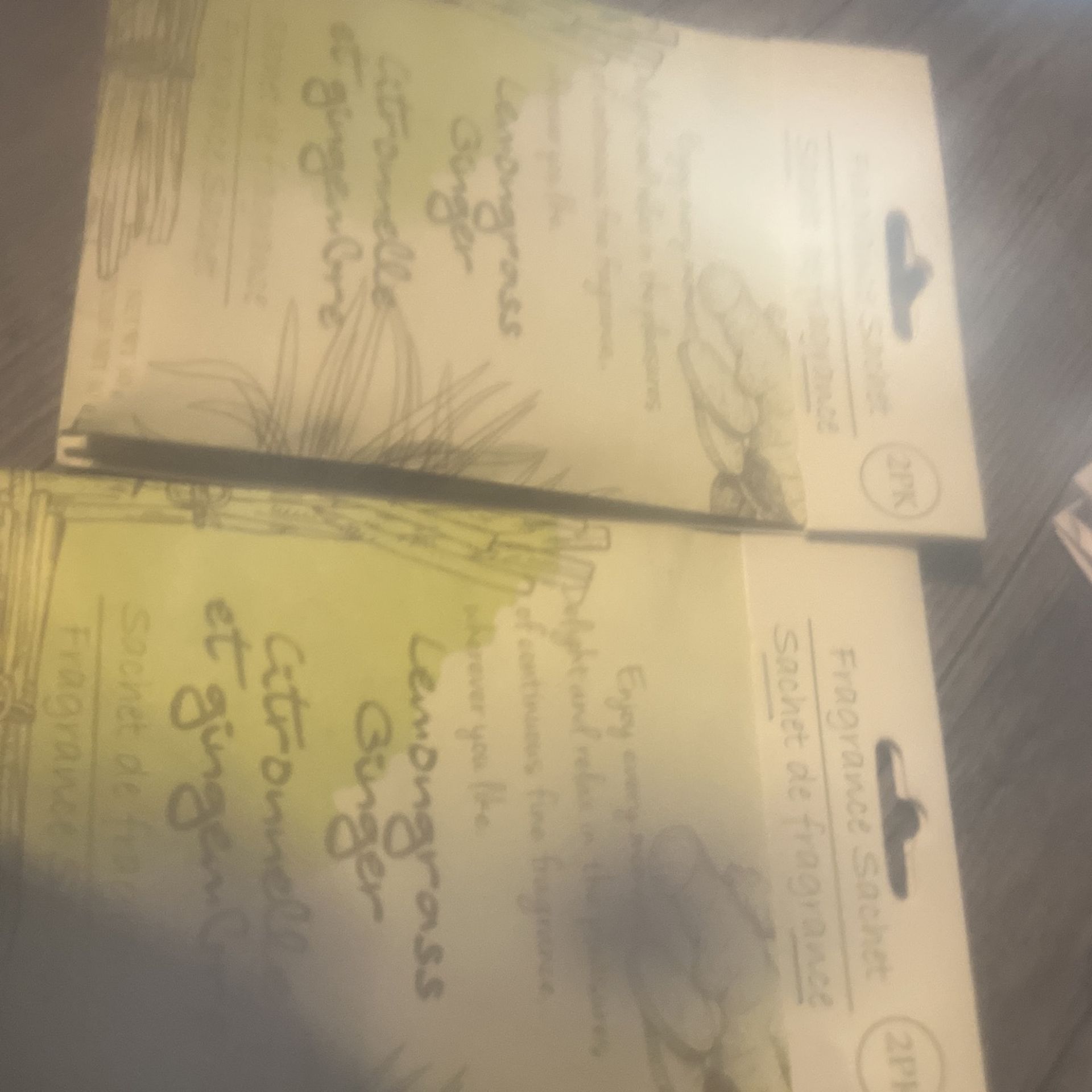 Brand new amazing smelling sachet packs. There are four in total.