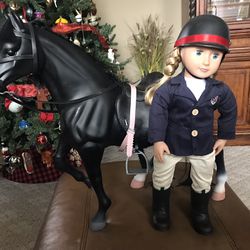 Battat Equestrian Doll w/horse