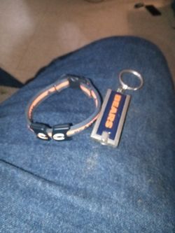 Chicago Bears Bracket And Flash Light Key Chain 