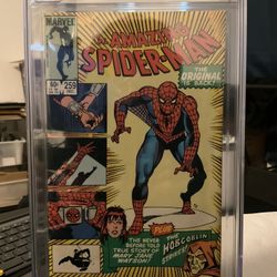 Marvel Comics #259A The Amazing Spider-Man, Vol. 1 All My Pasts Remembered!  Spider-man classic costume, Origin of Mary Jane Watson CGC 5.5🔑