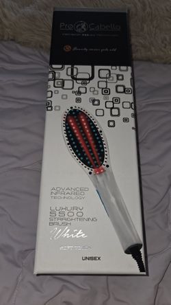 PRO CABRELLO HEATING AND STRAIGTENING BRUSH *NIB*