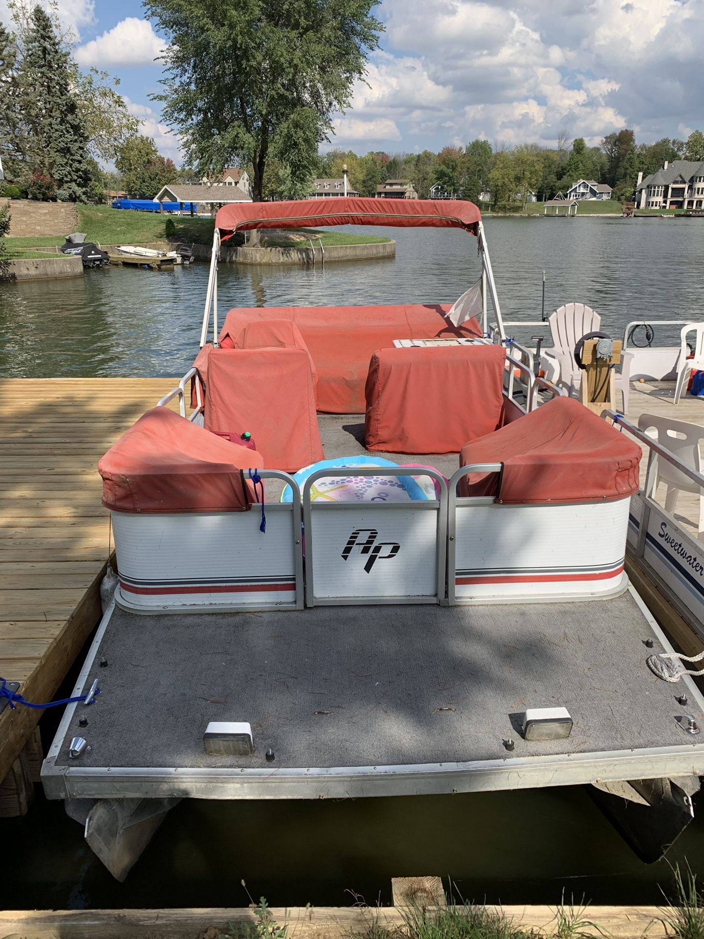 1990 Aqua Patio Pontoon 20 ft for Sale in Eaton, OH OfferUp