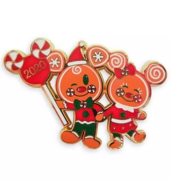 Mickey Mouse Gingerbread Holiday pin