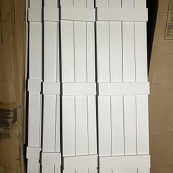NEW 15” x 55” & 59” Shutters in White 2 pairs ( missing hardwares)