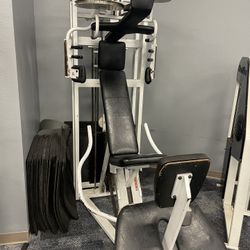 RARE Nautilus 1st Gen Double Chest - Chest Press / Pec Deck Combo - Commercial Gym Equipment