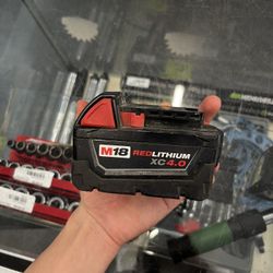 milwaukee m18 red lithium 4.0 tool battery