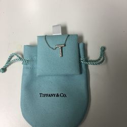 Diamond Tiffany T Pendant