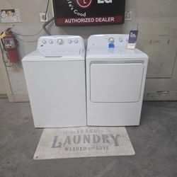 Ge Heavy Duty Super Capacity Washer And Electric Dryer Set Nice And Clean Financing Available 