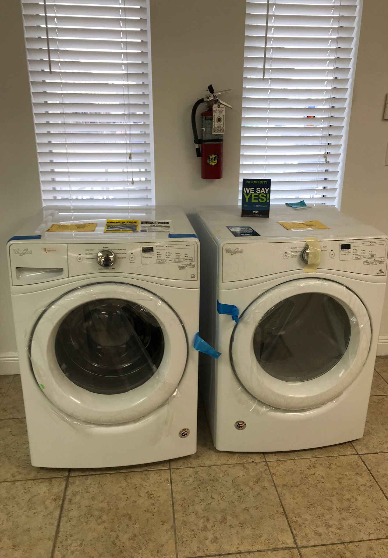 Whirlpool Front Load washer/Dryer Set NO CREDIT CHECK EZ FINANCING only $39 down take home