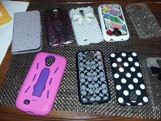 10 great condition Samsung galaxy 4s cases $15