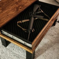 Hidden Gun Coffee Table