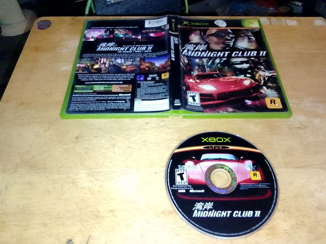 Xbox Game Midnight Club 2