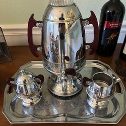Beautiful Vintage Percolator Set 