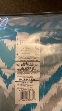 Full Size Comforter With Sheet Set