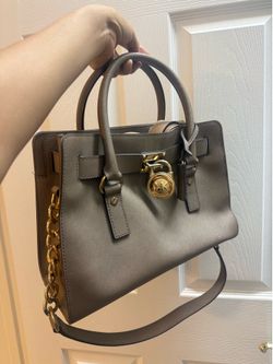 Michael Kors Hamilton Satchel (Taupe)