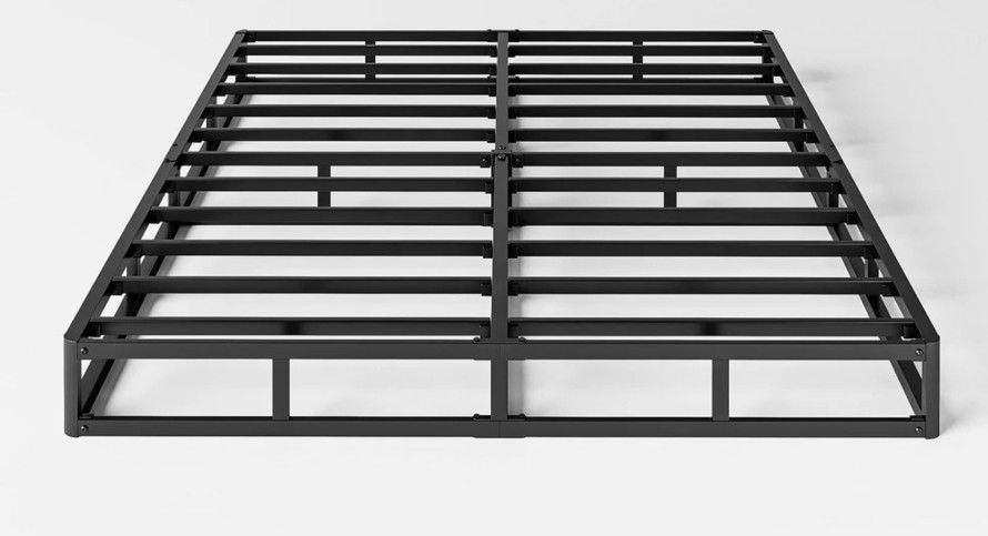 New Full Size Heavy Duty Metal Bed Foundation 
