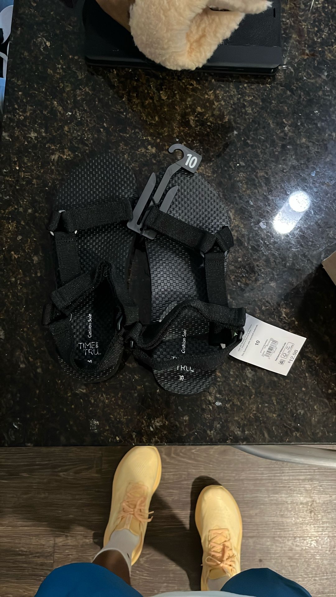Trim And True Sandals, Cushion Sole, Size 10