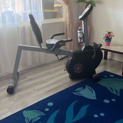Schwinn Silver And Black Exercise Bike 
