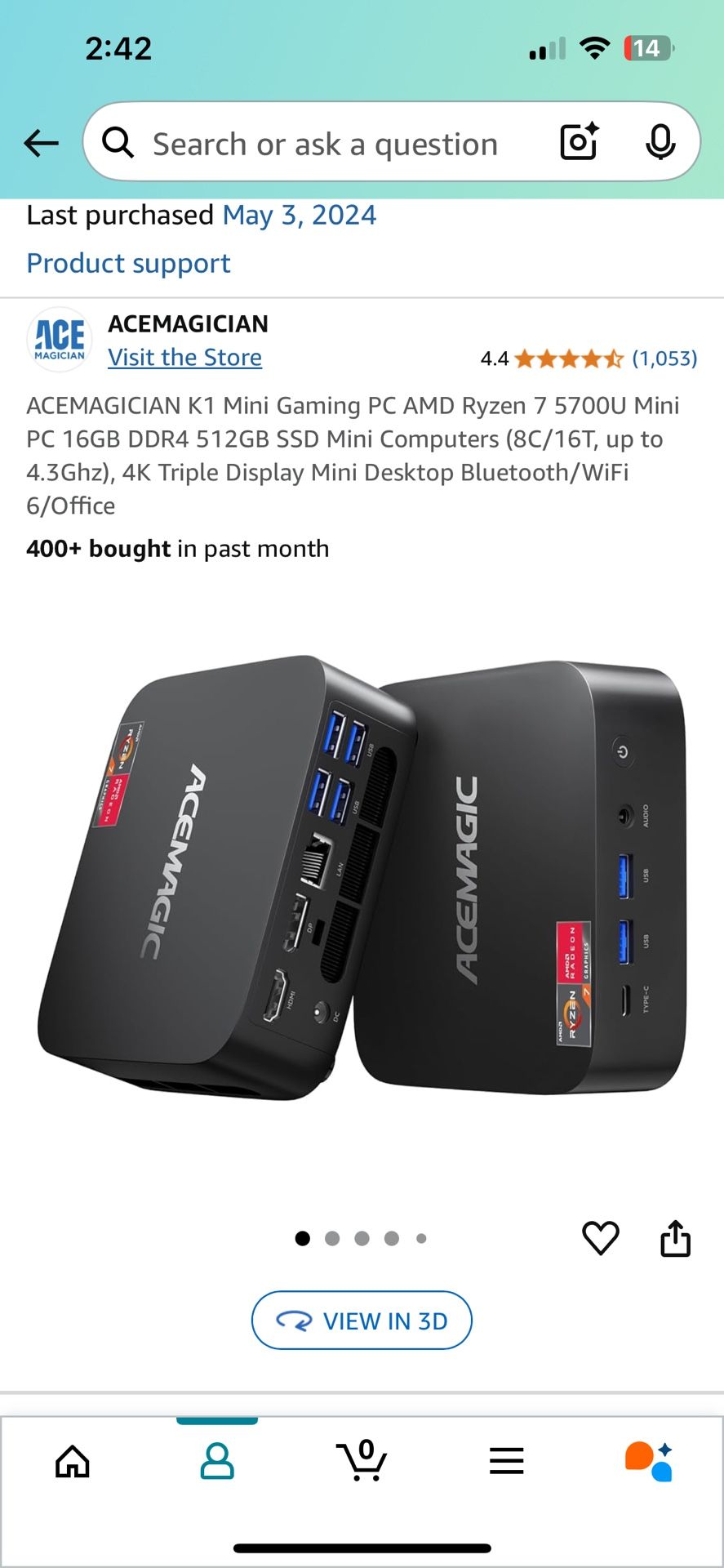 Mini Gaming Pc Ace Magician