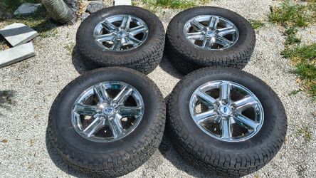 F150 18" OEM wheels with BFGOODRICH tires like new condition
