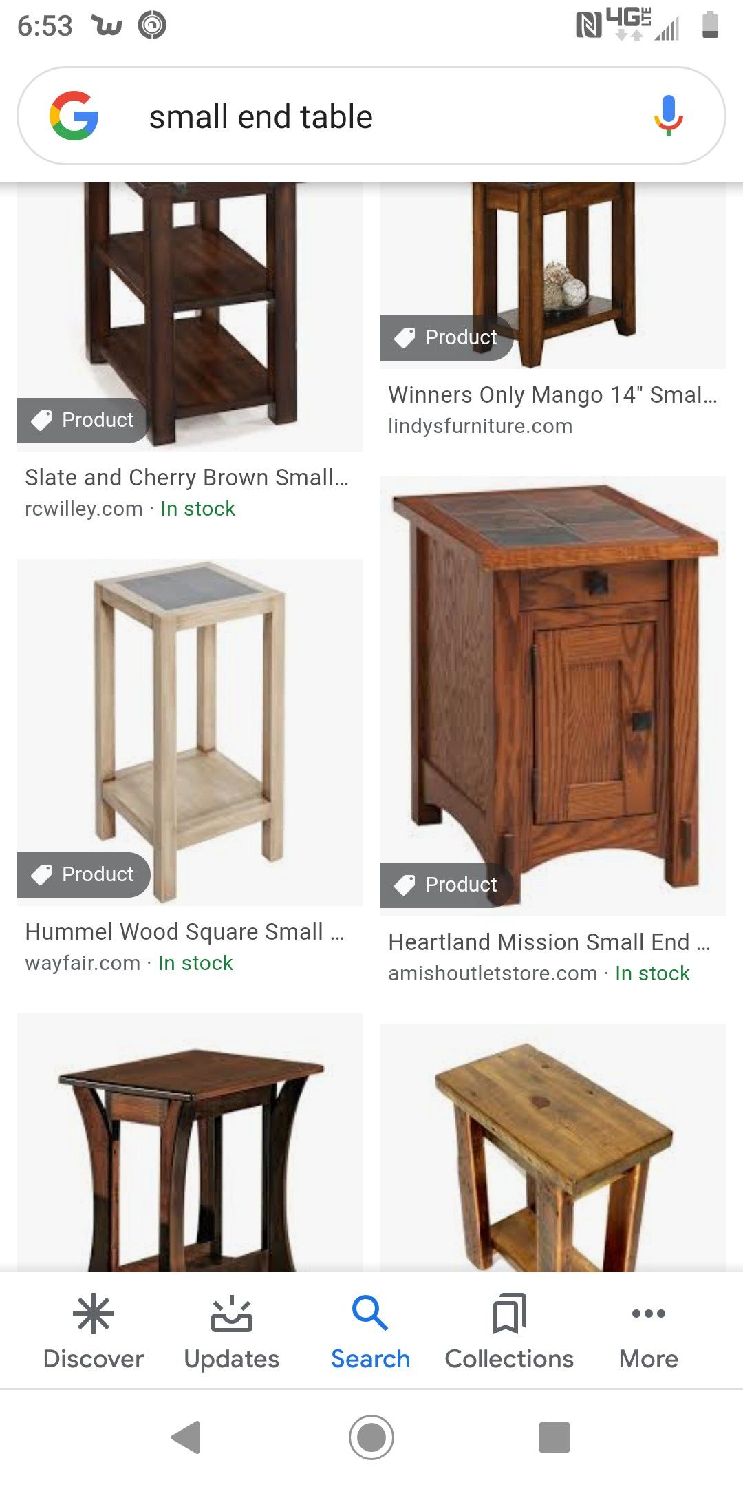 ISO end table(s)