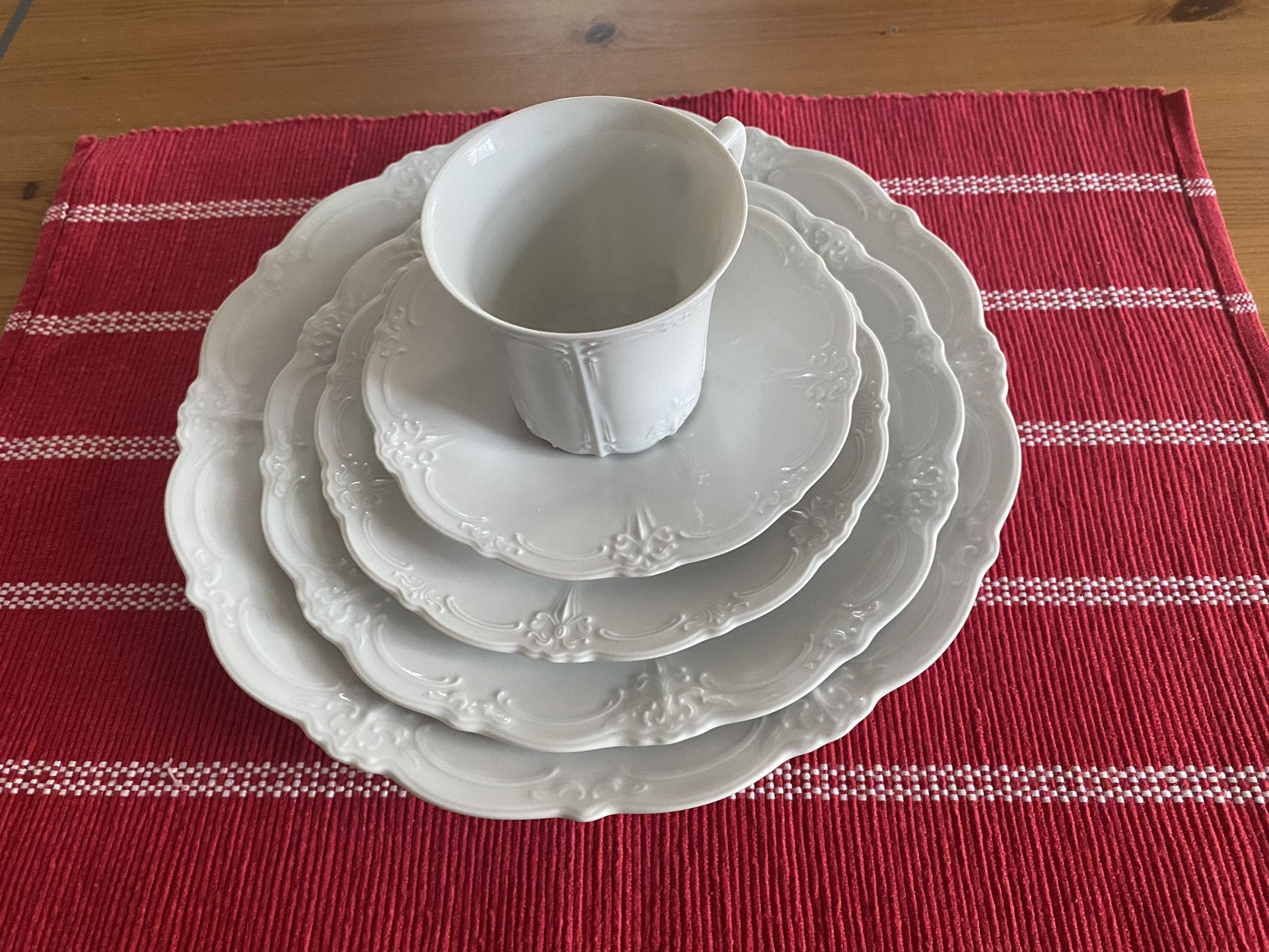 Tirschenreuth Baronese White fine German China.