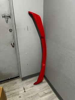 OEM CHEVY CORVETTE C8 RED REAR SPOILER WING