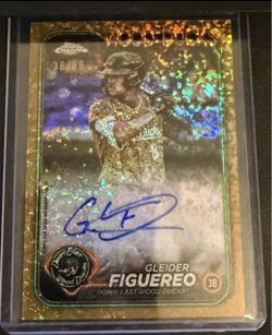 2024 Topps Pro Debut - Chrome Gold Mini-Diamond-PDC-34 - Gleider Figuereo 38/50