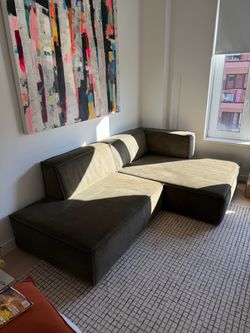 Olive Green Modular Sofa