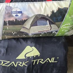 Coleman 4 person dome tent and matress