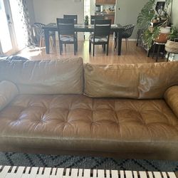 Poly And Bark Leather Sofa