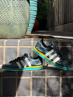 Men’s adidas Raf Simon x Samba Stan Smith Trompe L’oiel Sneakers (Black, size US 10)